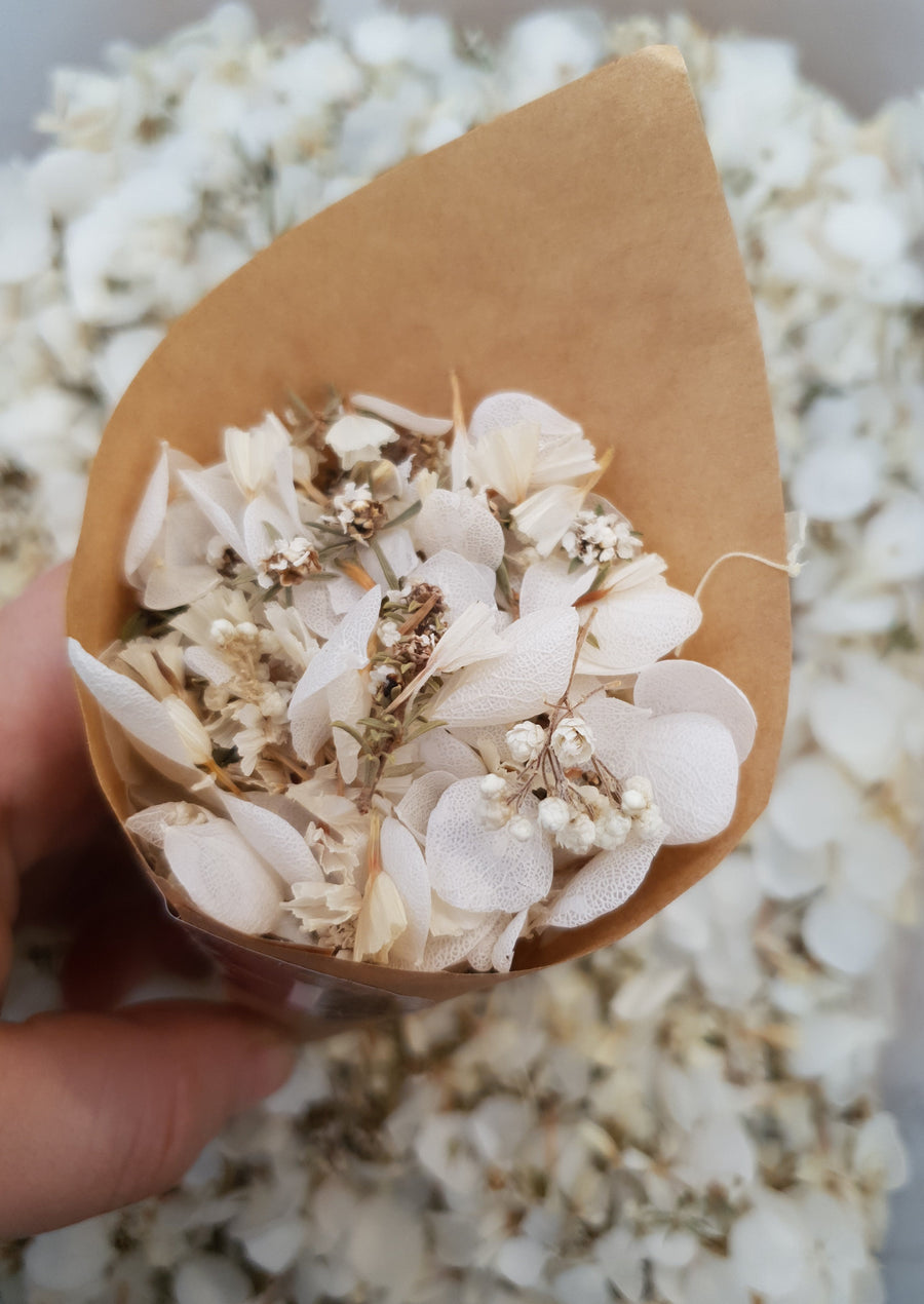 Preserved Hydrangea Confetti - Mixed Flower