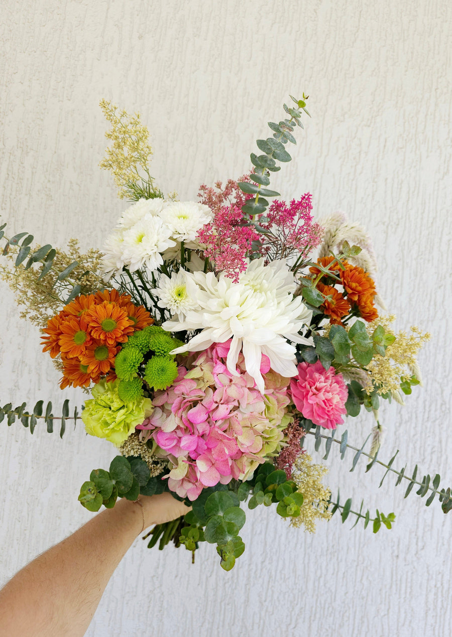 Seasonal Mixed Fresh Florals - Wrapped - FLORIST CHOICE