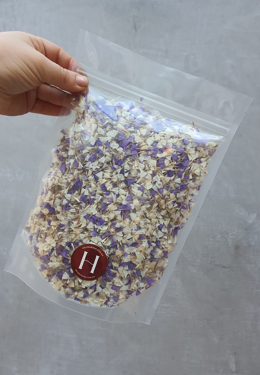 Dry Statice Confetti - Purple