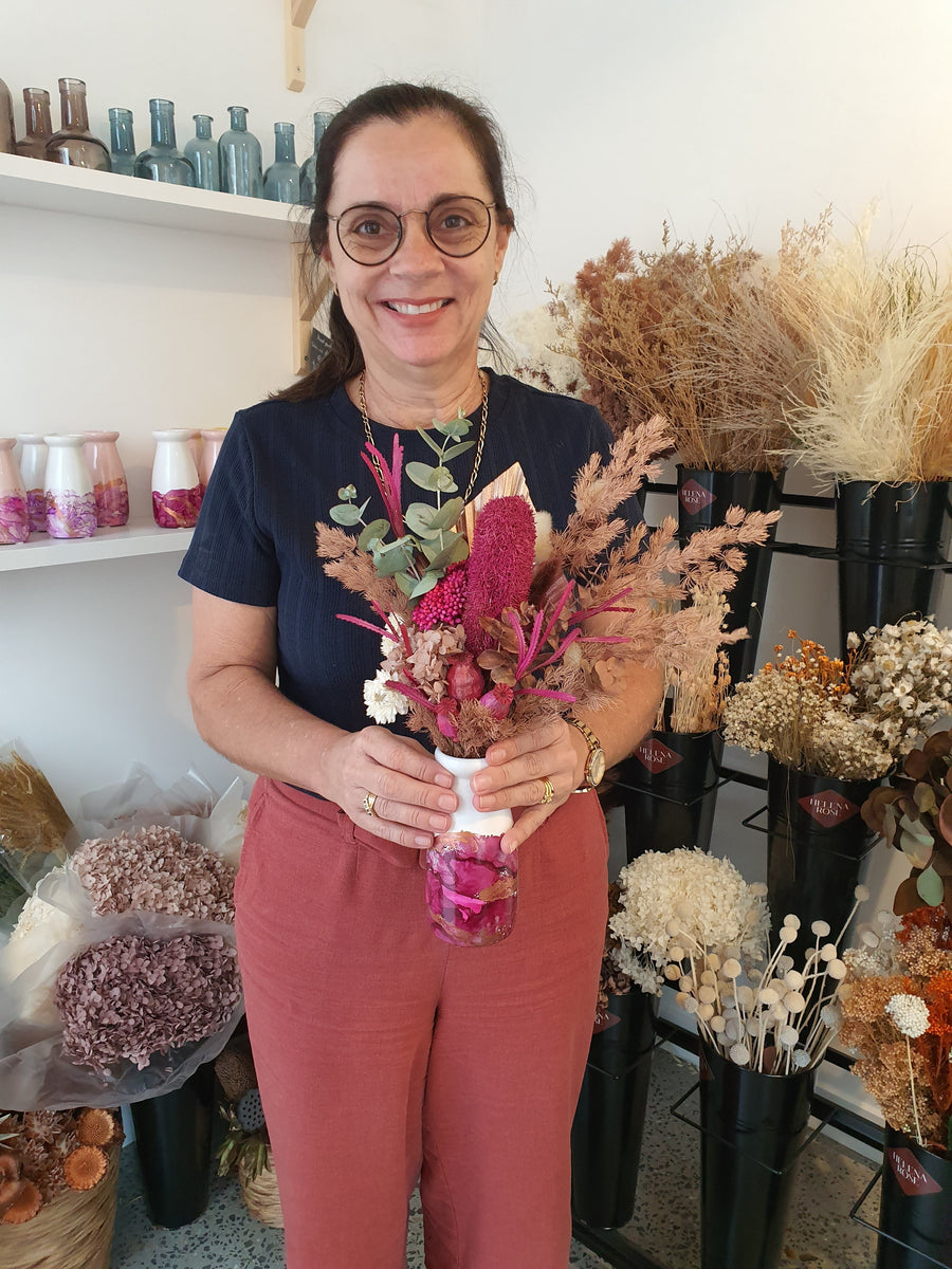 Everlasting Dry Flower Posy Workshop