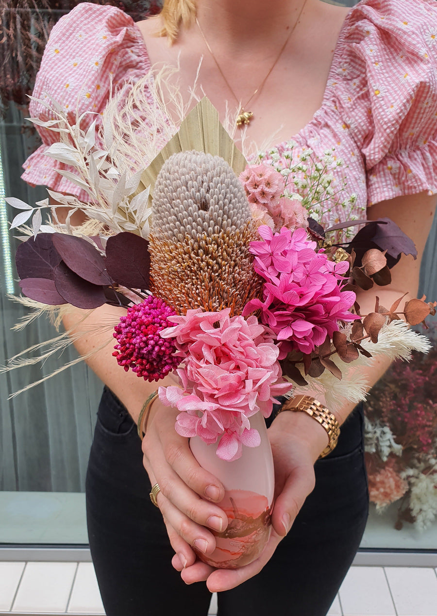 Everlasting Dry Flower Posy Workshop