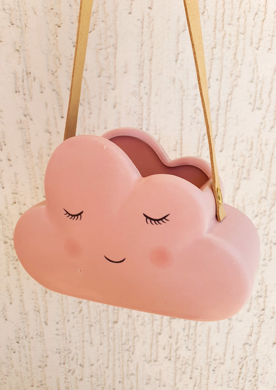 Hanging Cloud Planter - Pink