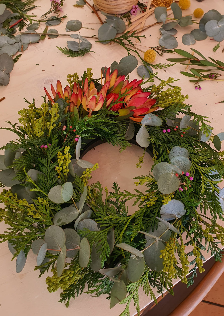 Fresh Native Wreath-making Workshop - All year round!