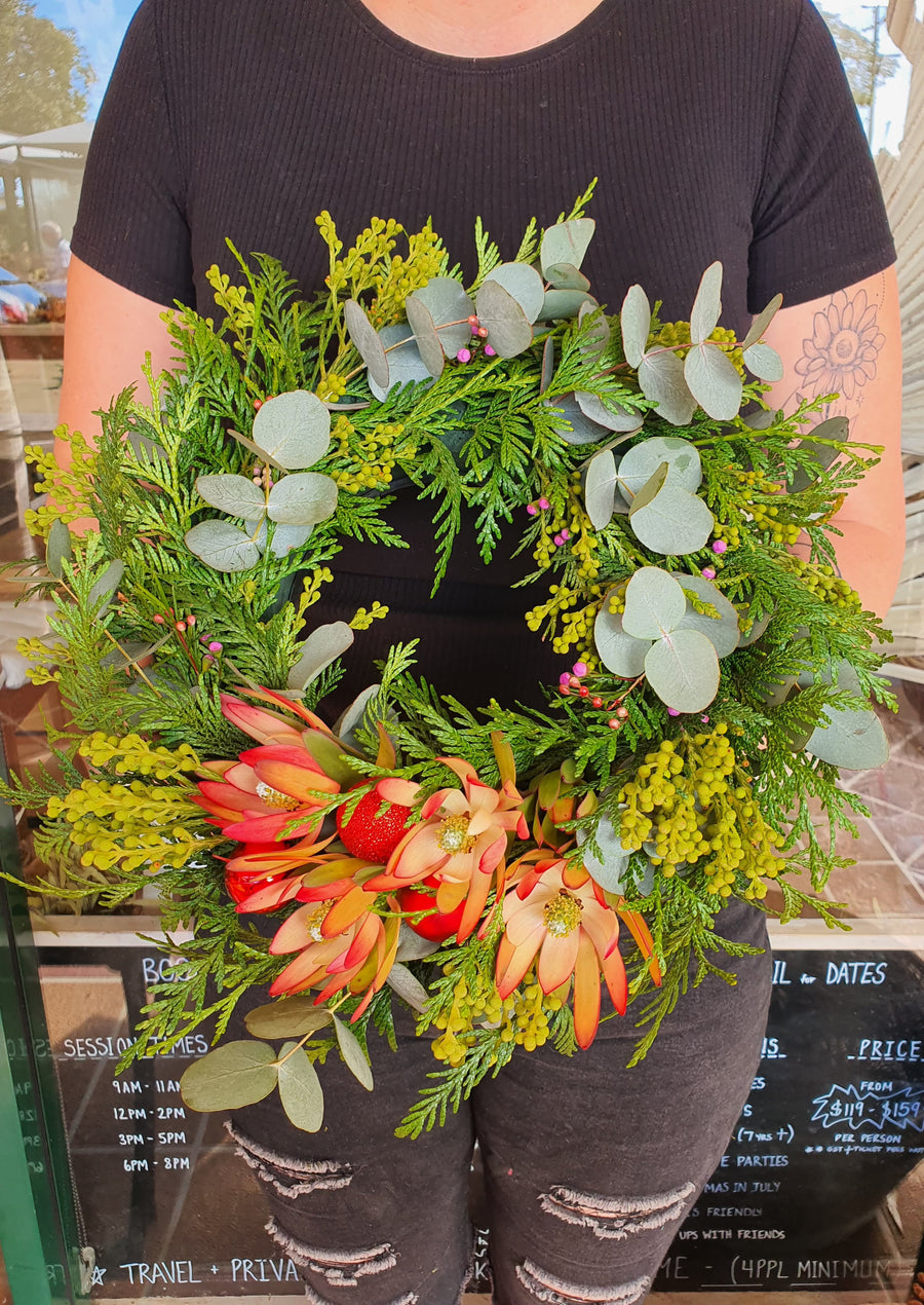 Fresh Native Wreath-making Workshop - All year round!