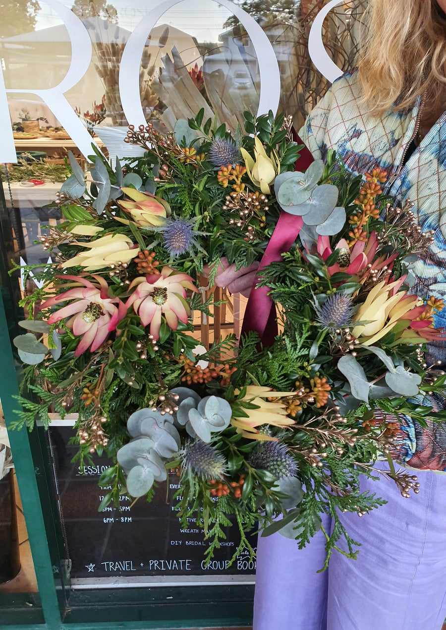 Fresh Native Wreath-making Workshop - All year round!