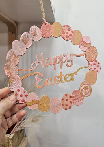 Kids Paint Your Own Easter Plywood Wreath Workshop - Saturday 23rd March