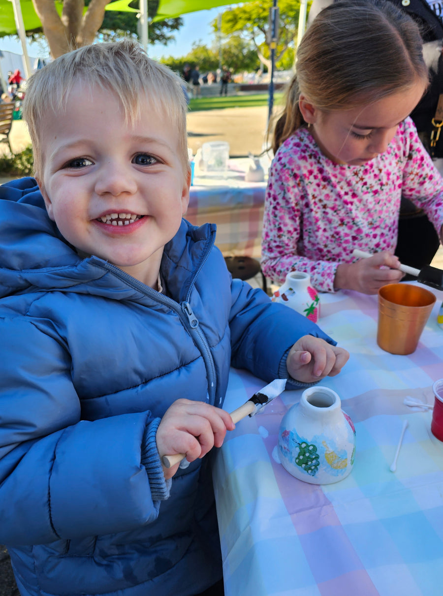 KIDS PARTY - Paper & Paste Party - The Art of Decoupage x 3 Vases (Recommended 7yrs+) - PRIVATE BOOKINGS ONLY