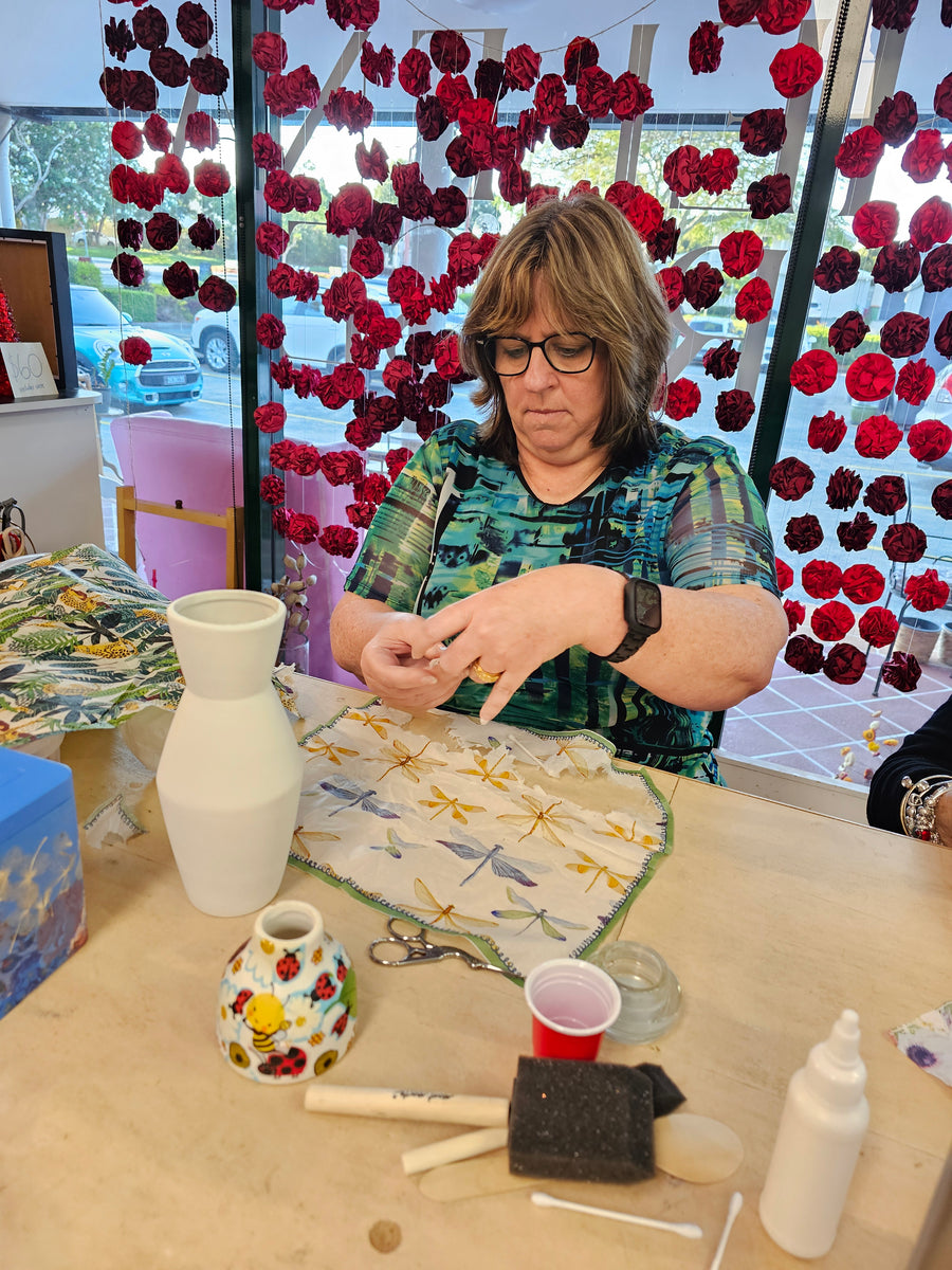 Paint and Sip - The art of Decoupage