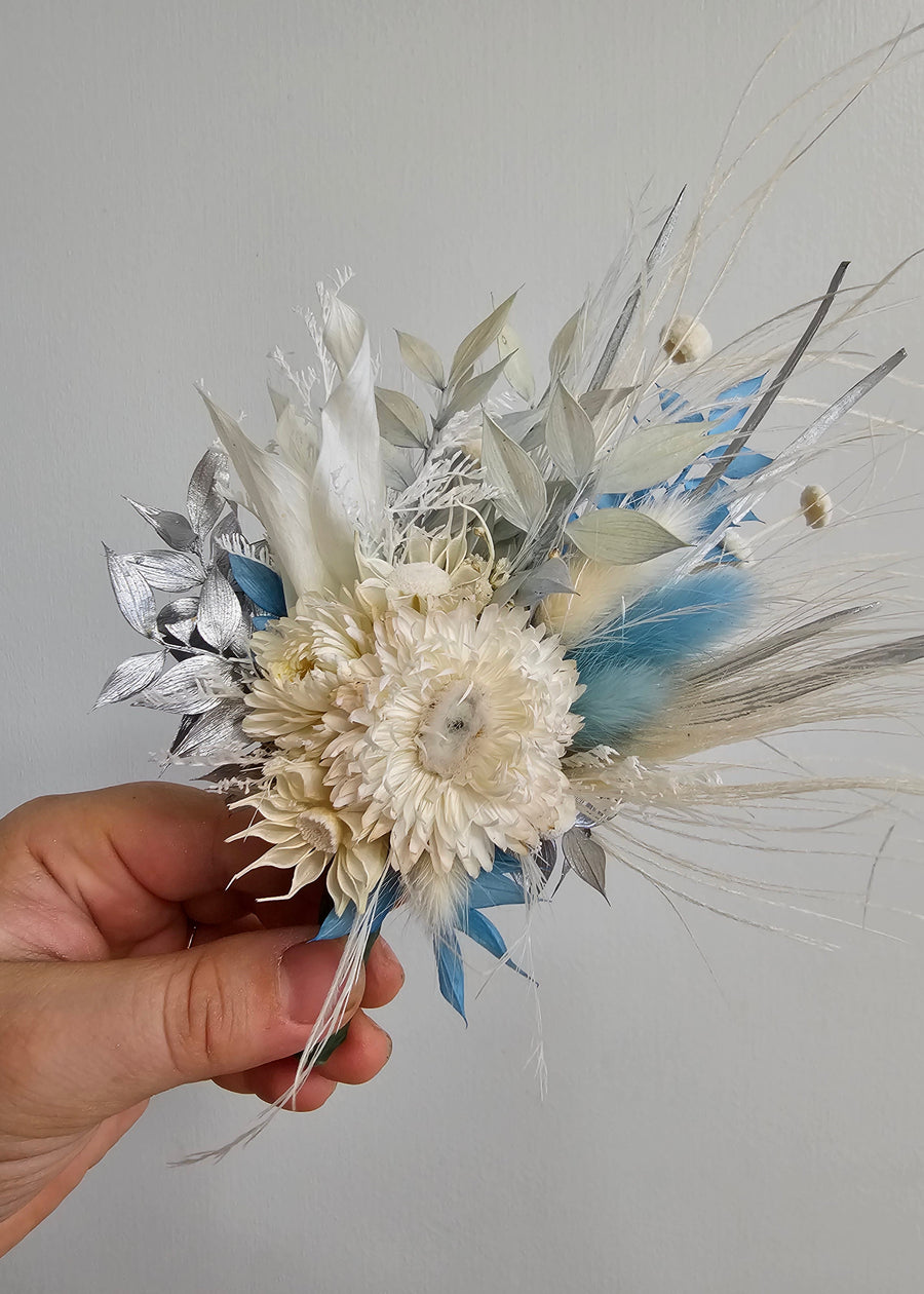 Dry Floral Boutonniere & Floral Herbarium Bottle Set – A Lasting Floral Keepsake
