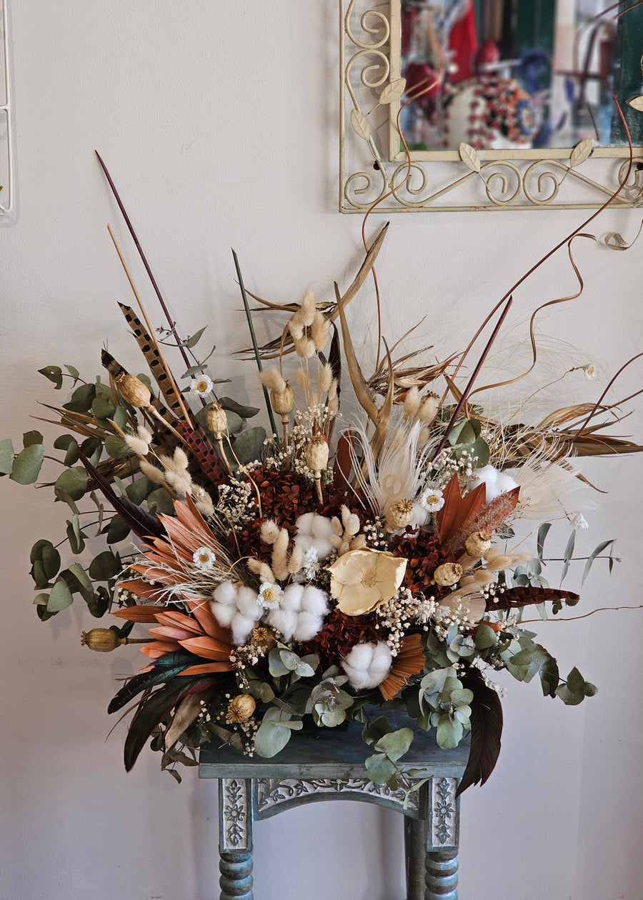 Boho Dried Floral Runner – A Timeless Statement Piece