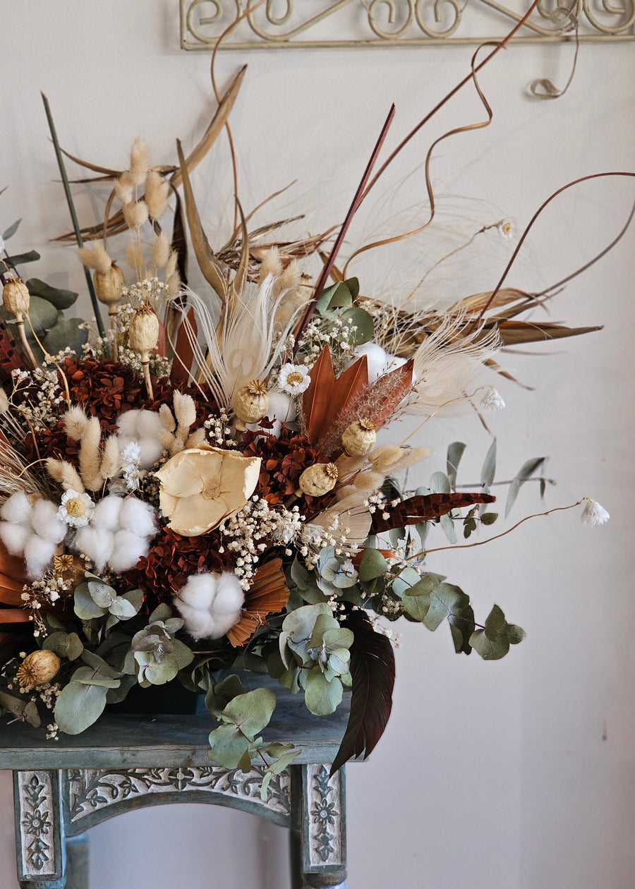 Boho Dried Floral Runner – A Timeless Statement Piece