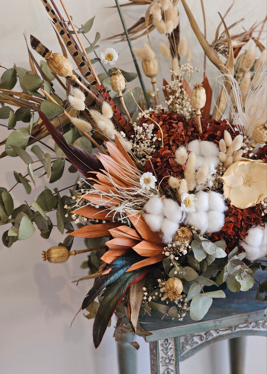 Boho Dried Floral Runner – A Timeless Statement Piece