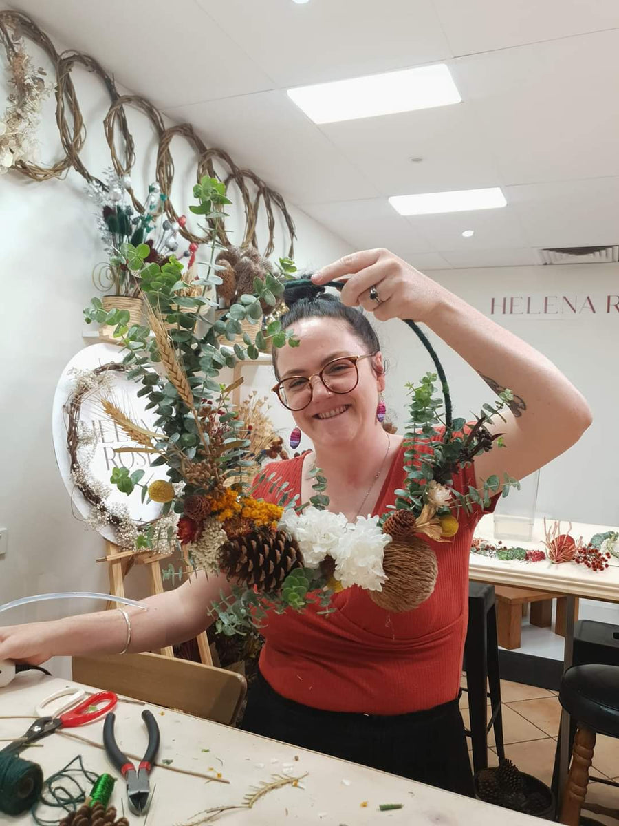 *Christmas Edition* Everlasting Floral Hoop Making Workshop