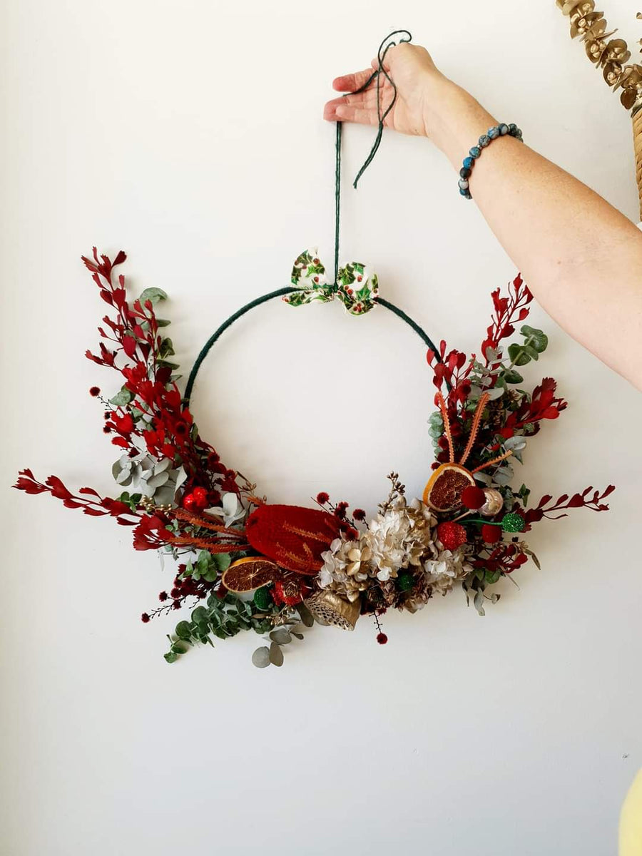 *Christmas Edition* Everlasting Floral Hoop Making Workshop