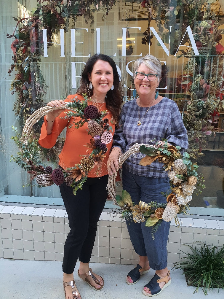 Everlasting Dry Floral Wreath Workshop