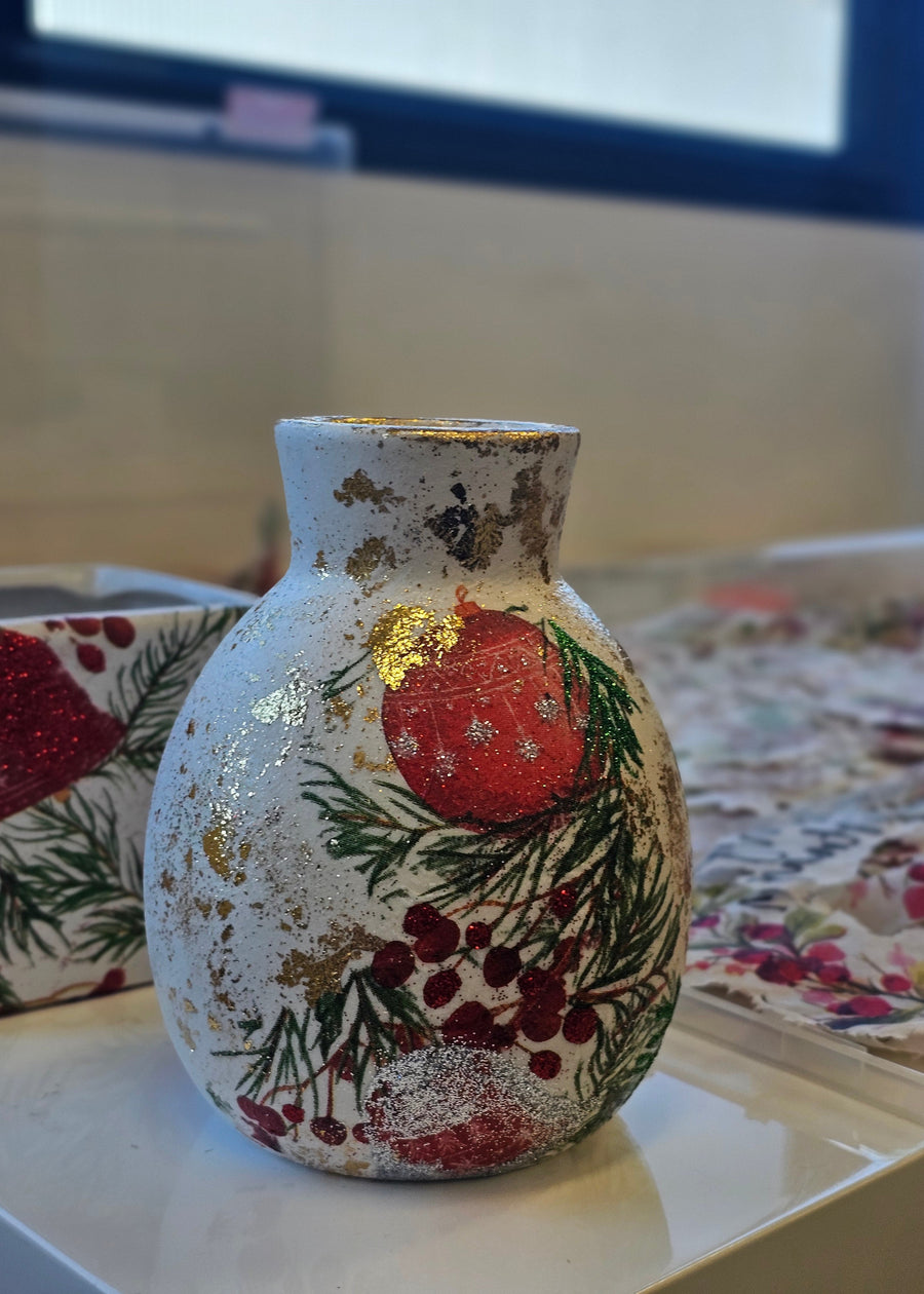 *Christmas Edition* The Art of Decoupage - Travel Only (PRIVATE GROUP BOOKINGS)