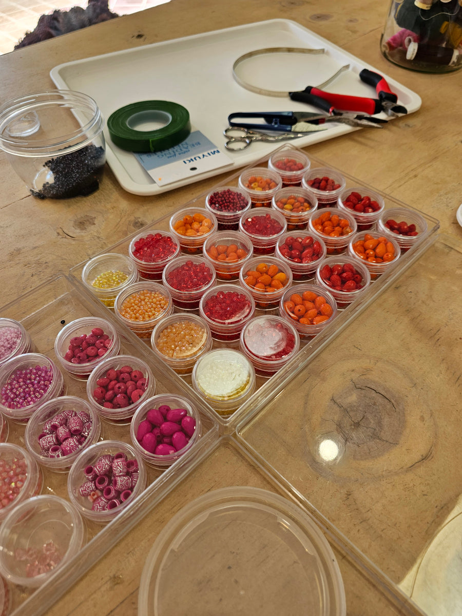 Beaded Fascinator Workshop (Half Day) - Lunch Included