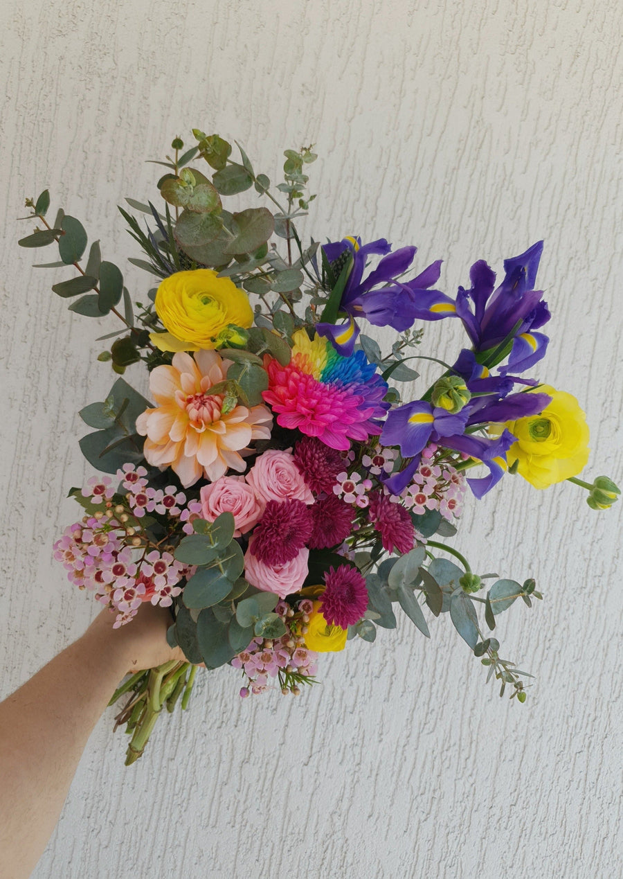 *Mothers Day* Seasonal Mixed Fresh Florals - Wrapped - MIXED COLOURS