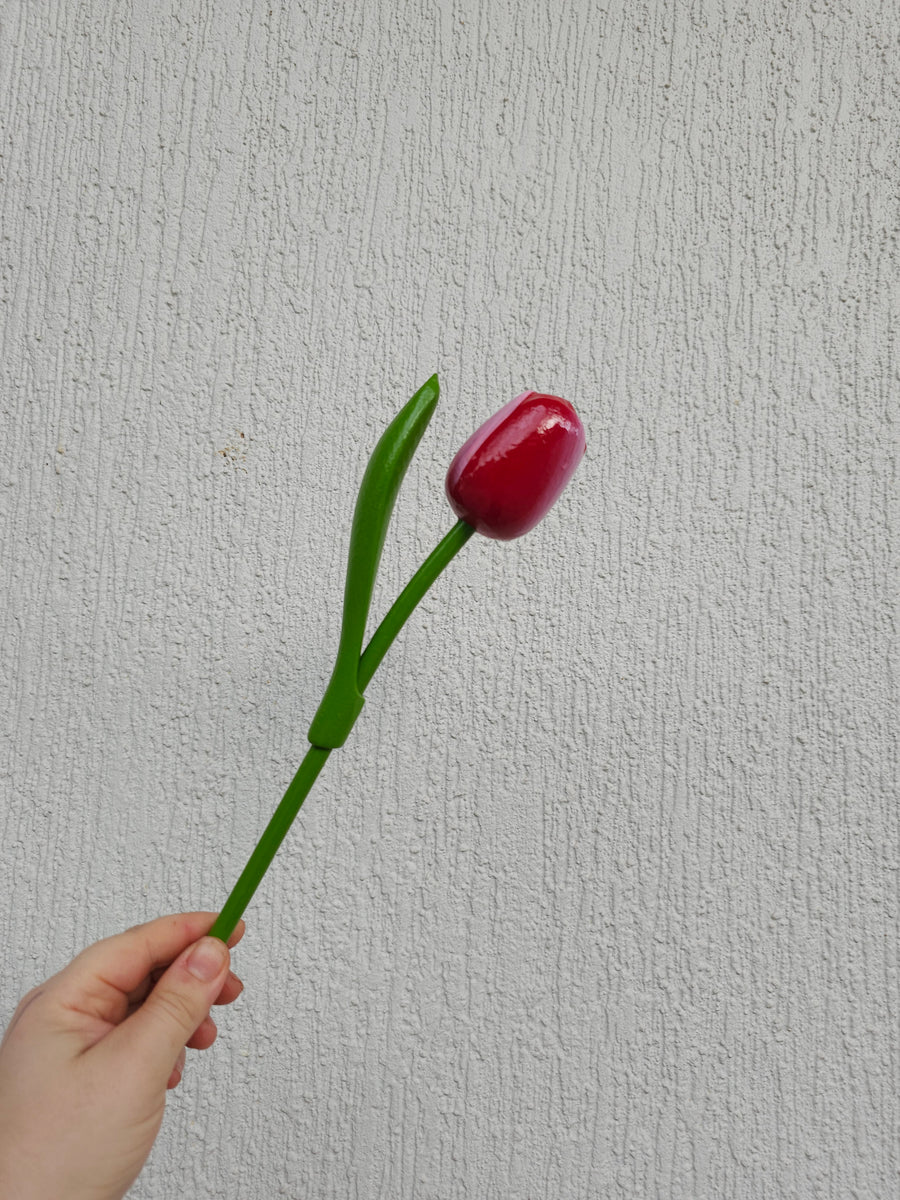 Large Wooden Tulip Bouquet - Mixed Colours