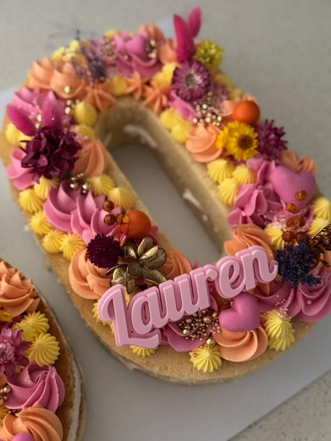 Everlasting Cake Florals - wired and taped - ready for use