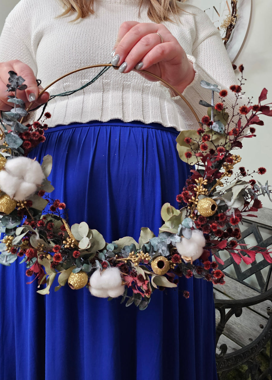 *Christmas Edition* Everlasting Floral Hoop Making Workshop