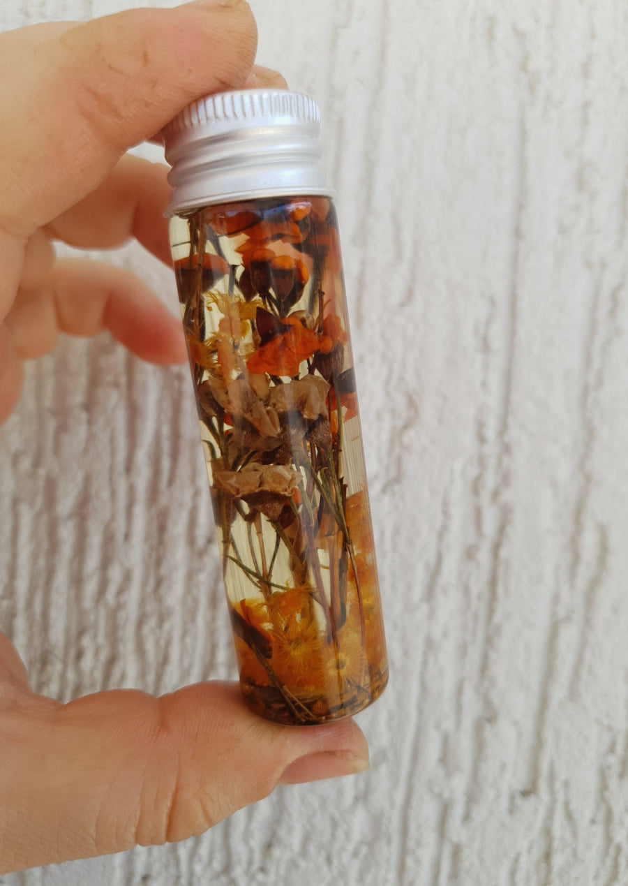 Floral Herbarium Bottle - MIXED FLORALS - Florist Choice - 95mm