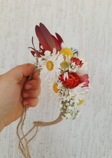 Handcrafted Dry Floral Corsages