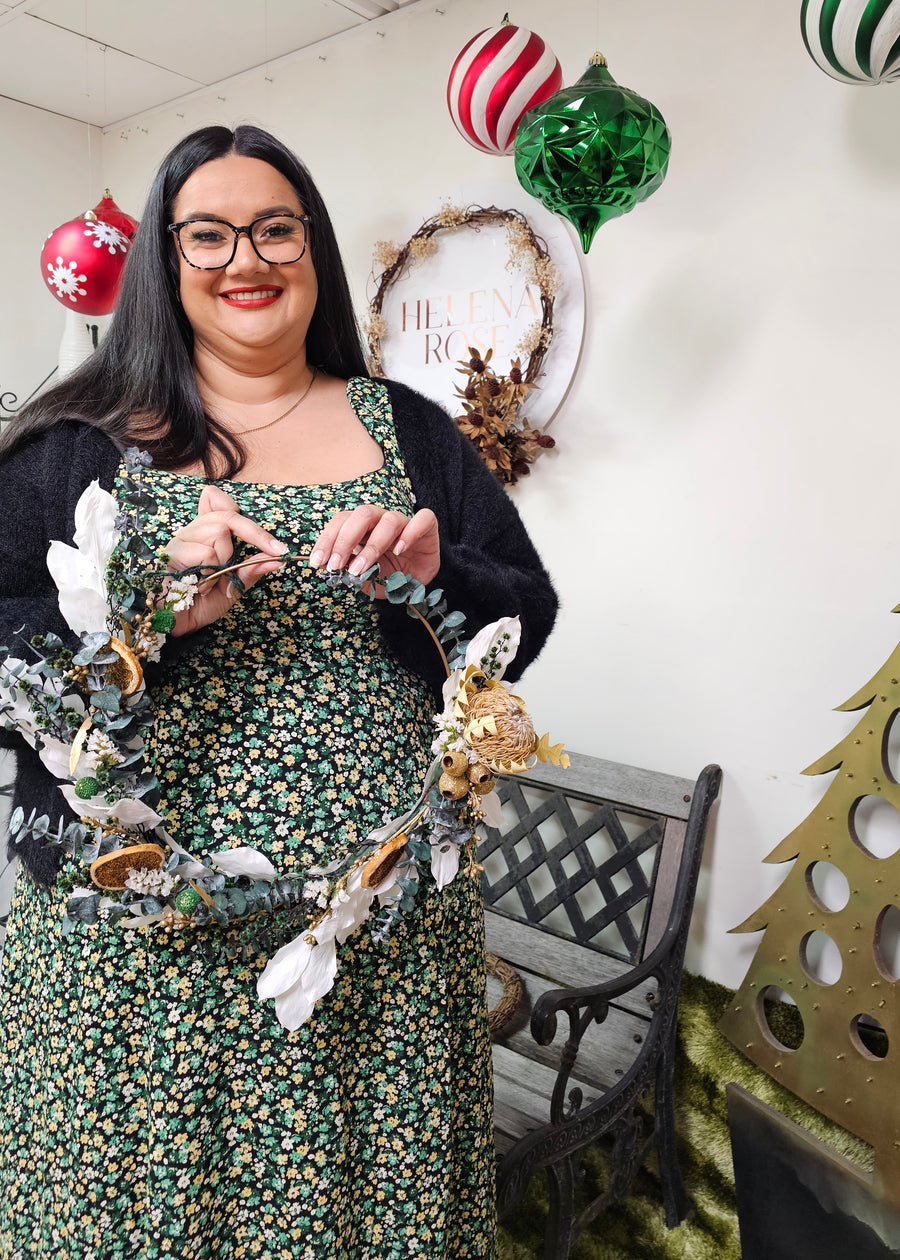 *Christmas Edition* Everlasting Floral Hoop Making Workshop