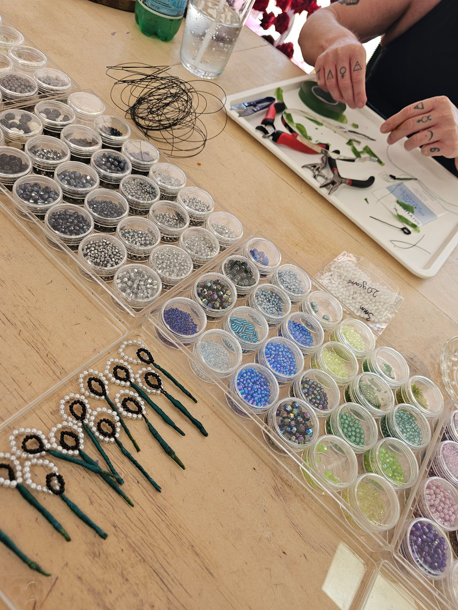 Beaded Fascinator Workshop (Half Day) - Lunch Included