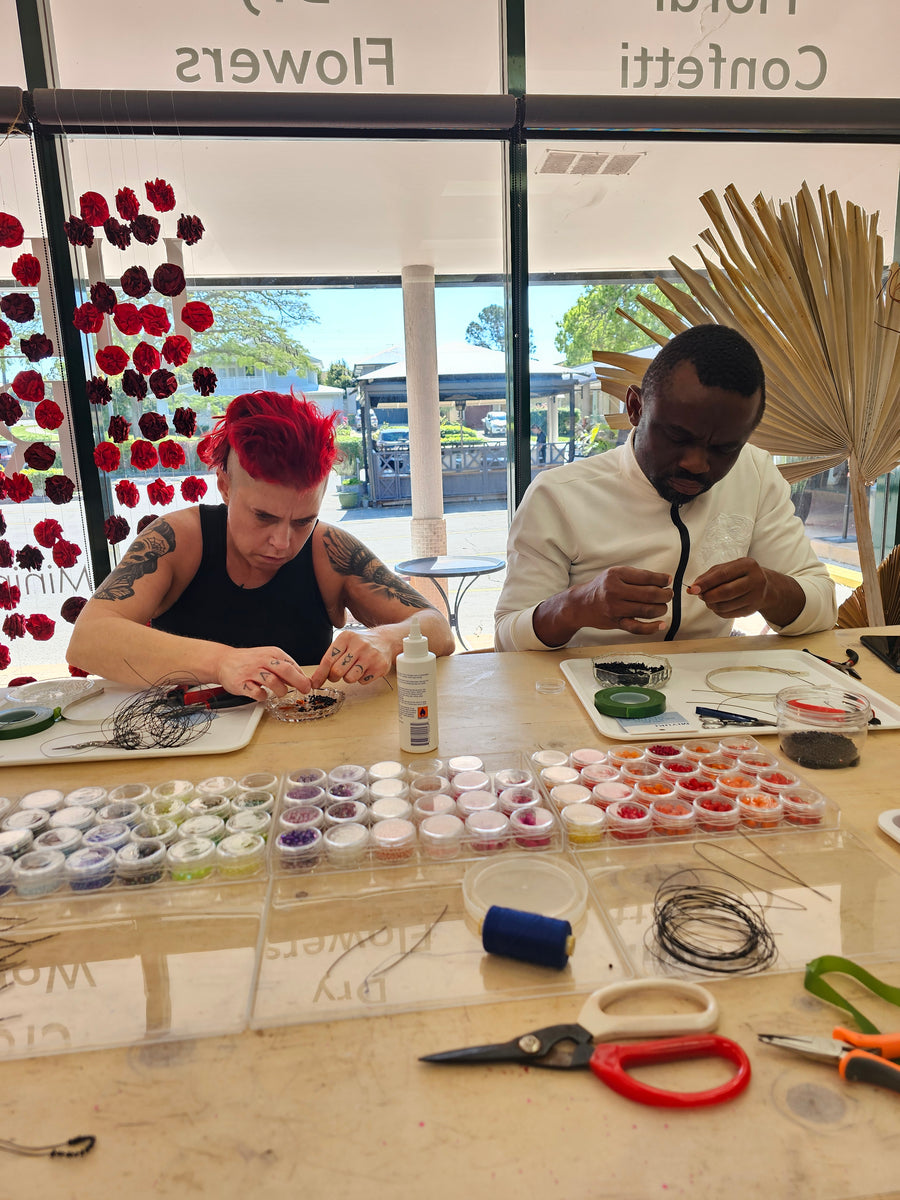 Beaded Fascinator Workshop (Half Day) - Lunch Included