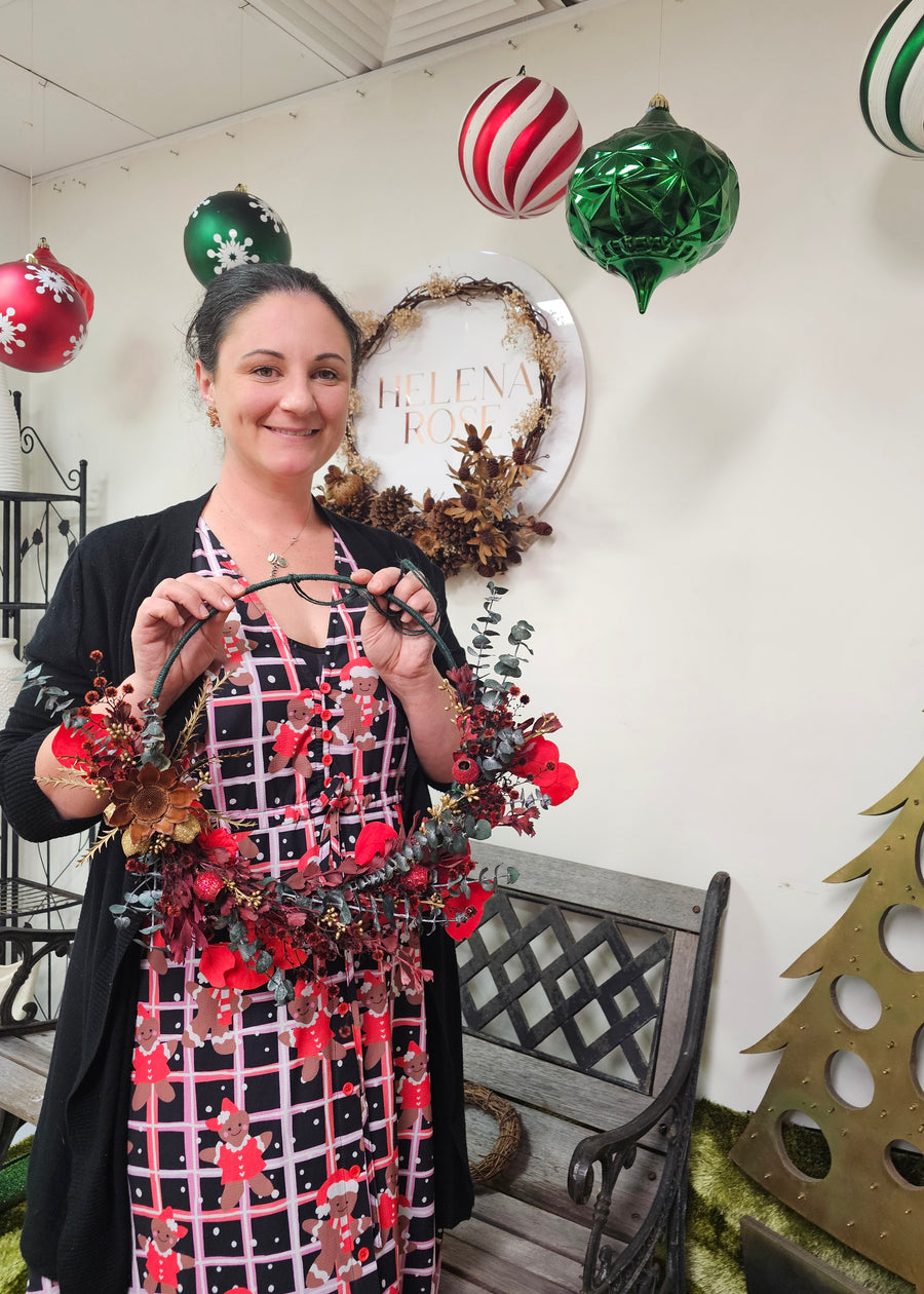 *Christmas Edition* Everlasting Floral Hoop Making Workshop