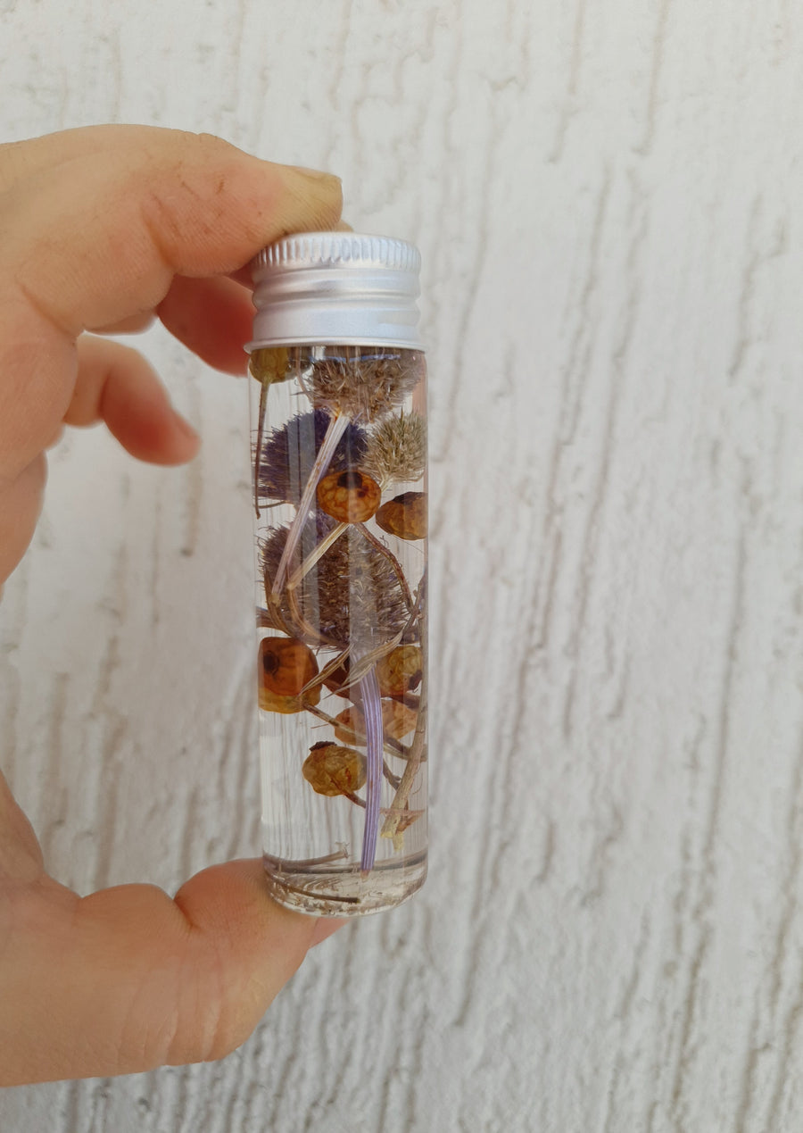 Florals in a Bottle - Floral Herbariums - MIXED FLORALS - Florist Choice - 95mm