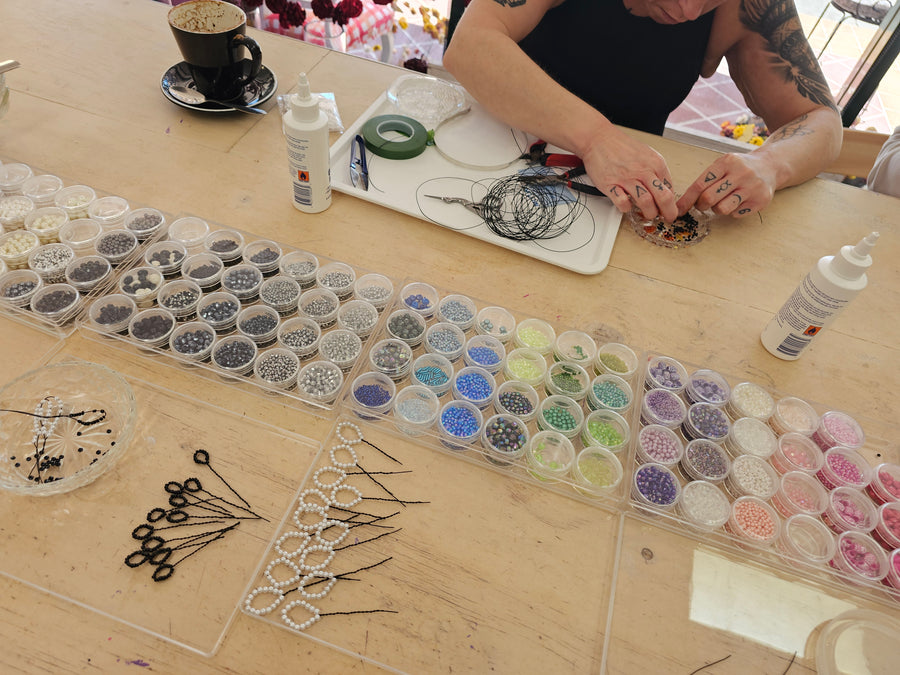 Beaded Fascinator Workshop (Half Day) - Lunch Included