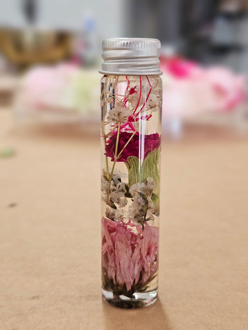 *Mothers Day* Floral Herbarium Bottle - MIXED FLORALS - Florist Choice - 95mm