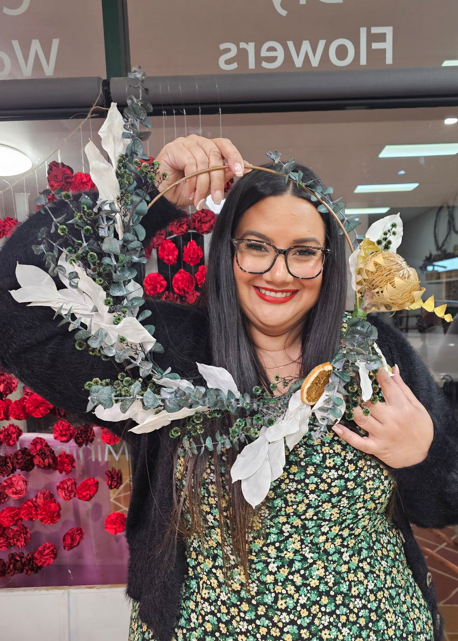 *Christmas Edition* Everlasting Floral Hoop Making Workshop