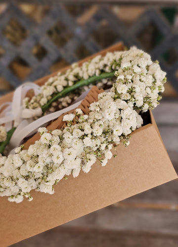 Babys Breath Flower Crown - Fresh
