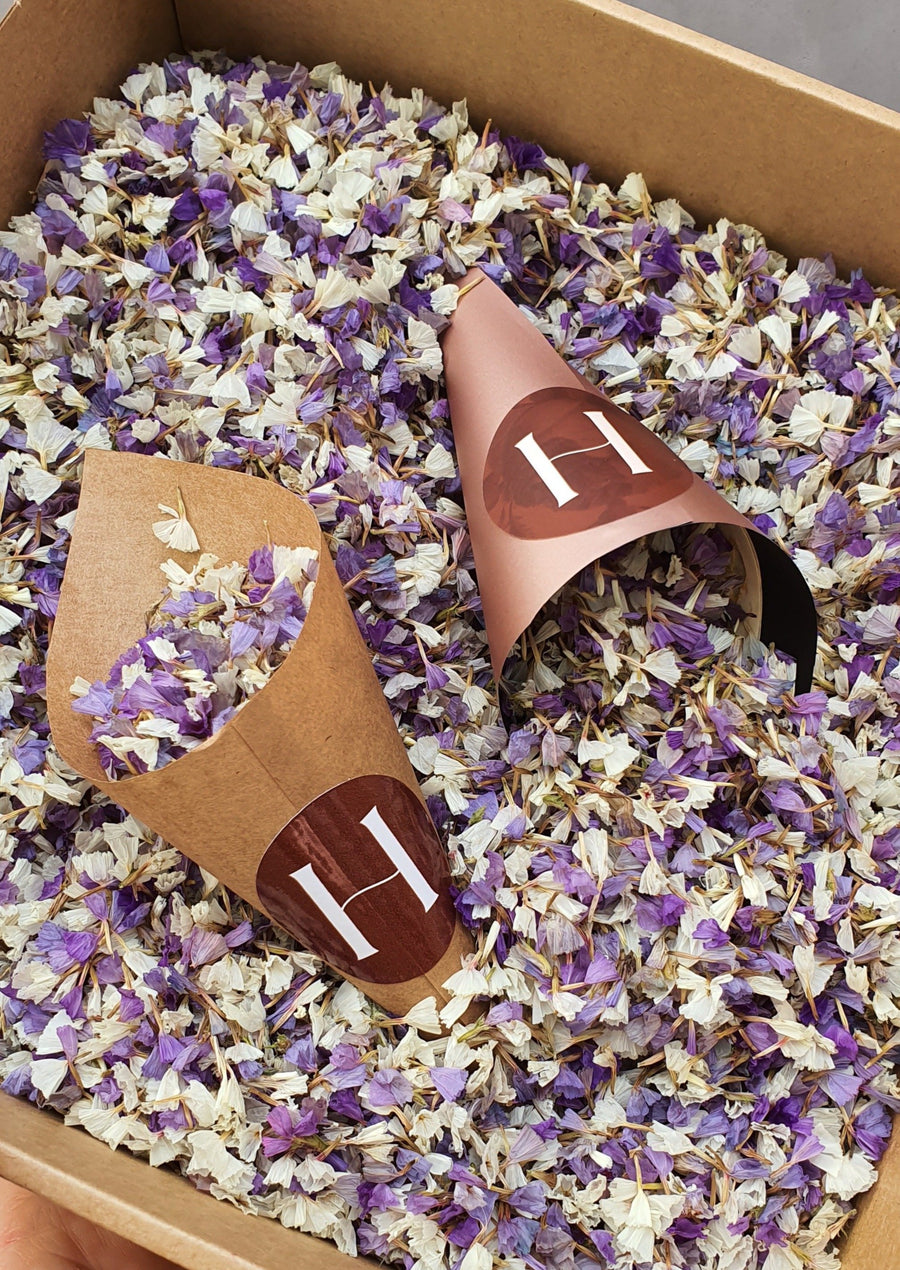 Dry Statice Confetti - Purple