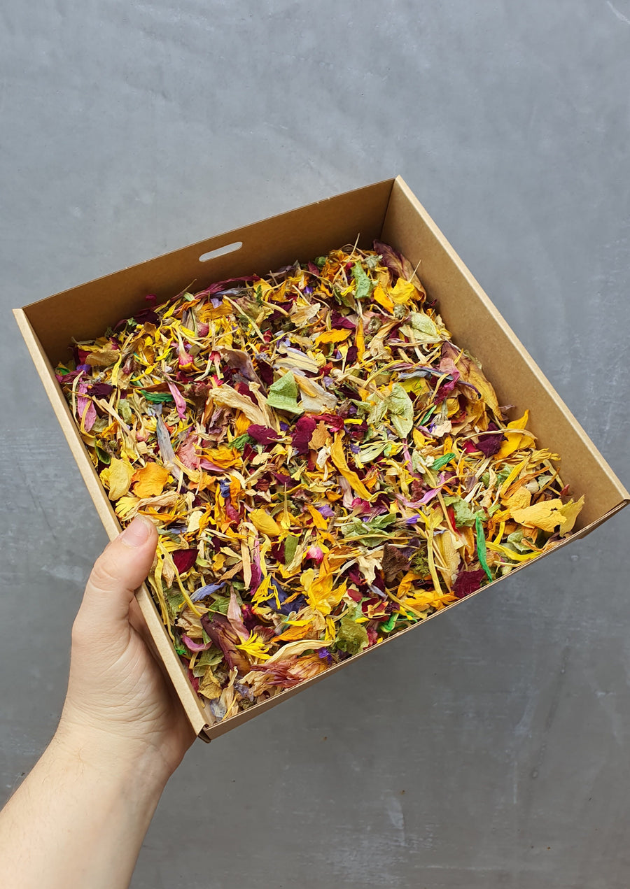Dry Mixed Flower Confetti - Colourful
