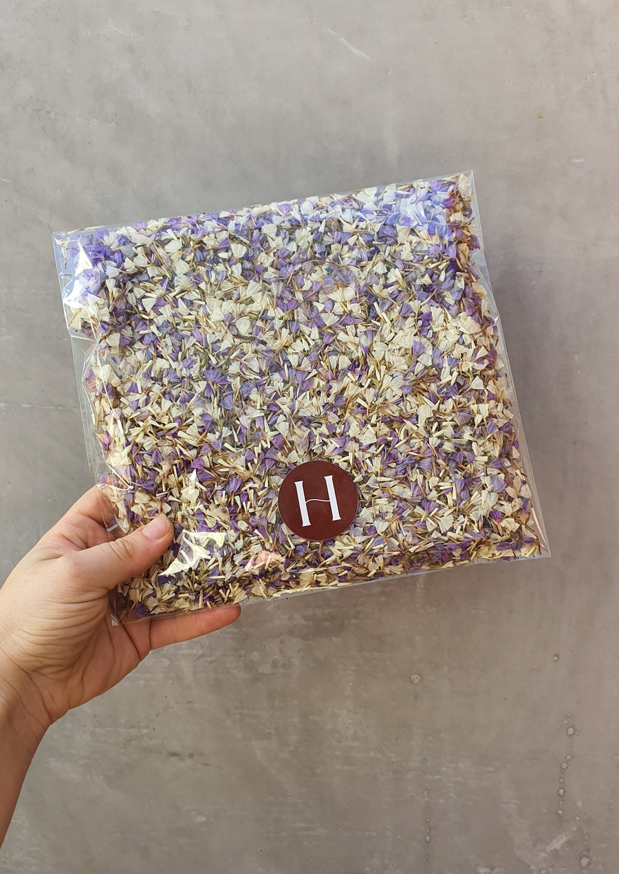 Dry Statice Confetti - Purple