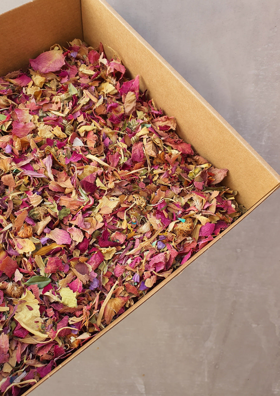 Dry Mixed Flower Confetti - Pink