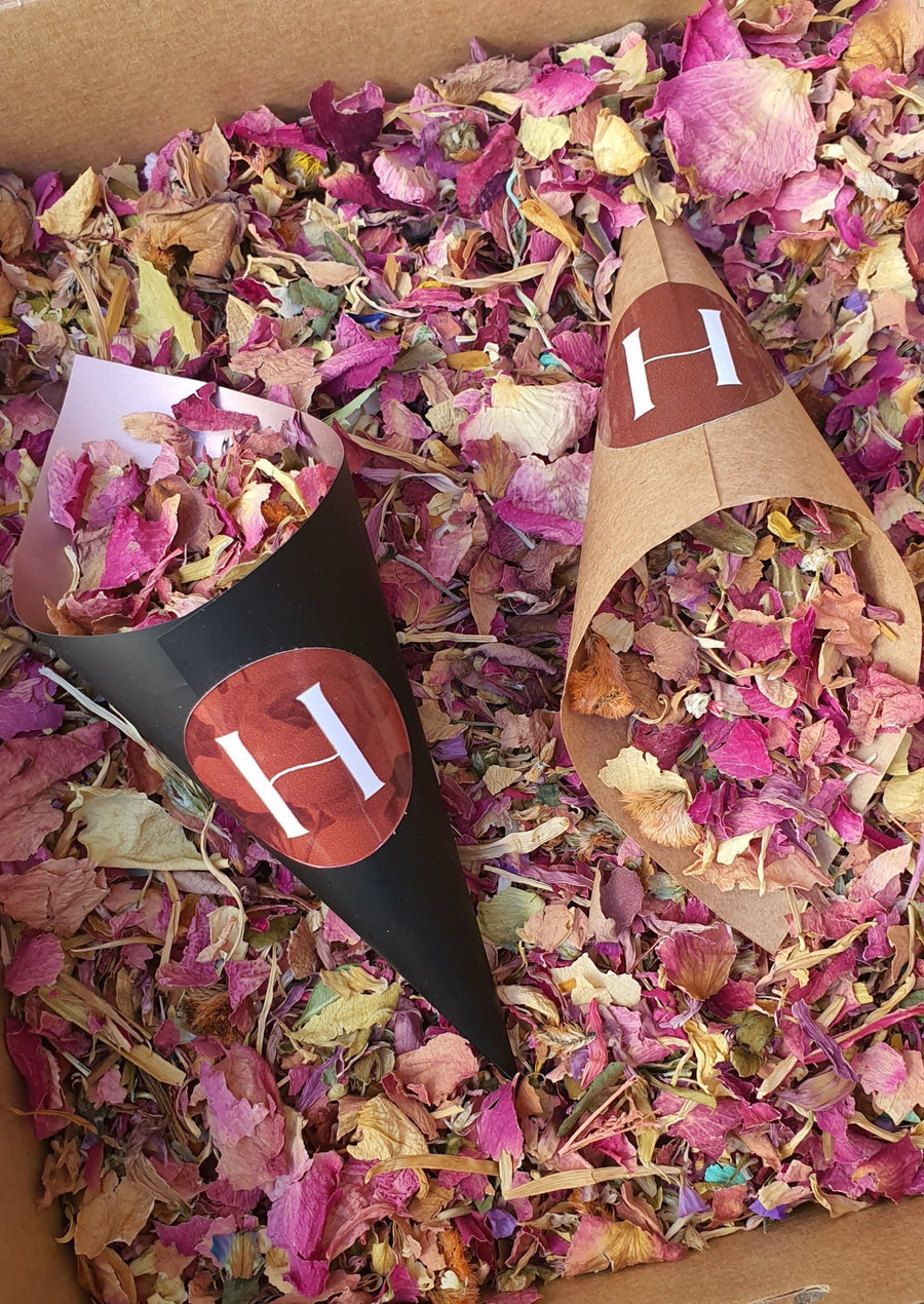 Dry Mixed Flower Confetti - Pink