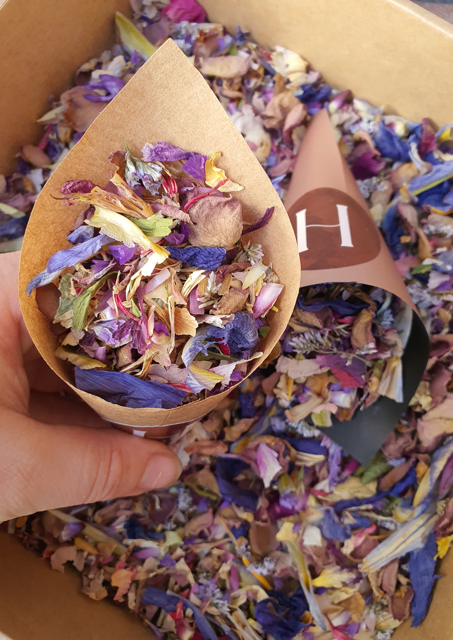 Dry Mixed Flower Confetti - Purple Meadow