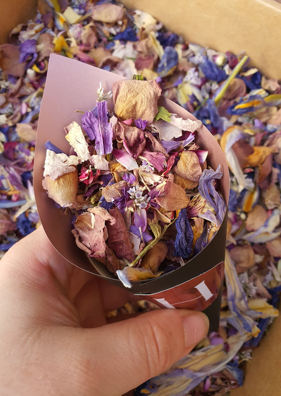 Dry Mixed Flower Confetti - Purple Meadow