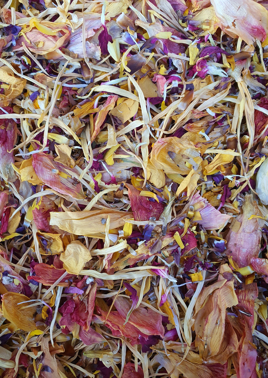 Dry Mixed Flower Confetti - Sunset