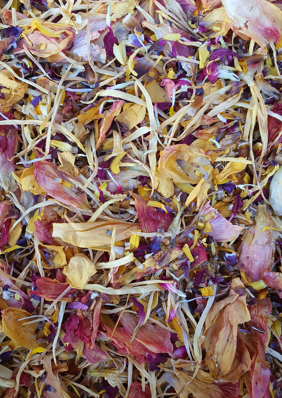 Dry Mixed Flower Confetti - Sunset