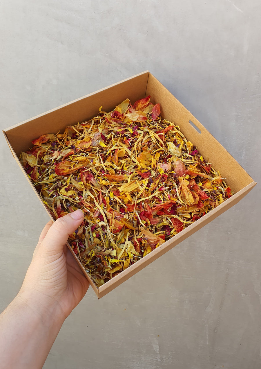 Dry Mixed Flower Confetti - Sunset