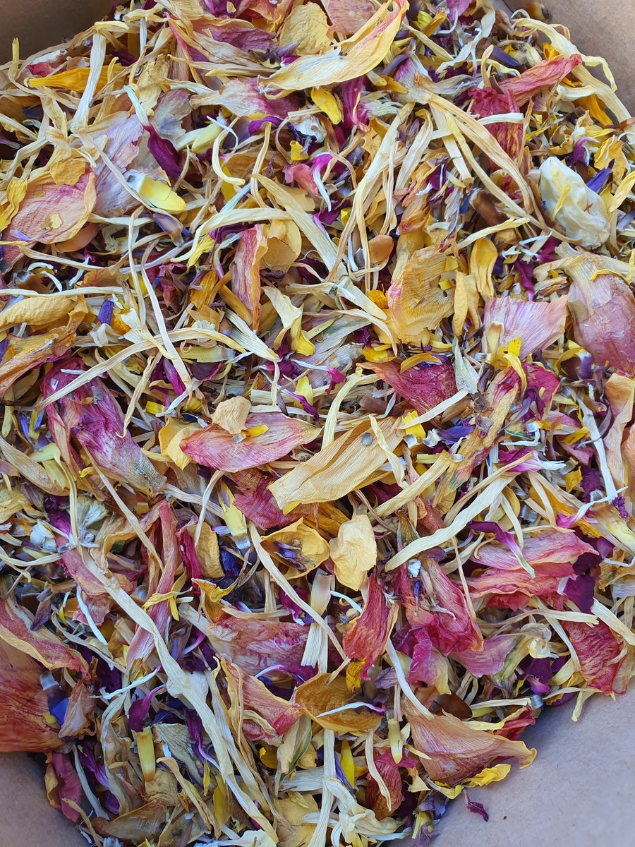 Dry Mixed Flower Confetti - Sunset
