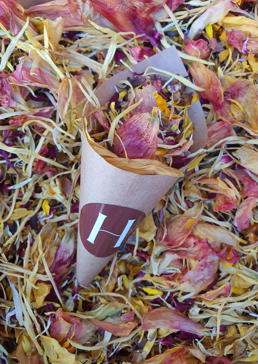 Dry Mixed Flower Confetti - Sunset