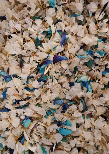Dry Blue Orchid Confetti
