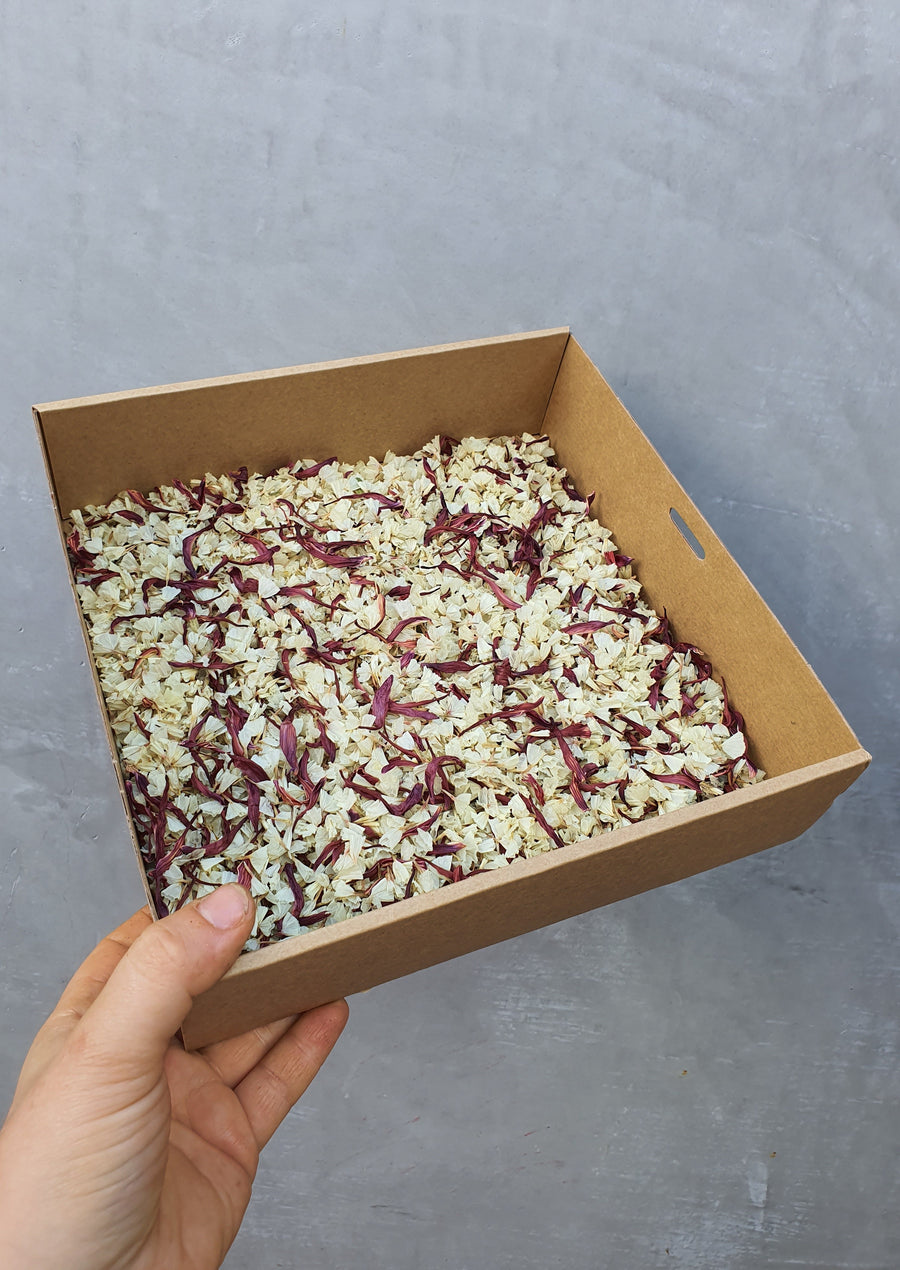 Dry Chrysanthemum Confetti - Burgundy